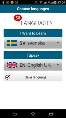 Learn Swedish - 50 languages android App screenshot 7